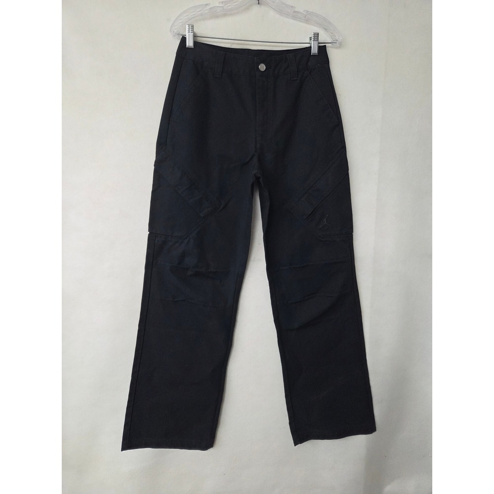 Jordan Chicago Utility Pants Womens S Black FV7098-010 Straight Leg Cotton Cargo